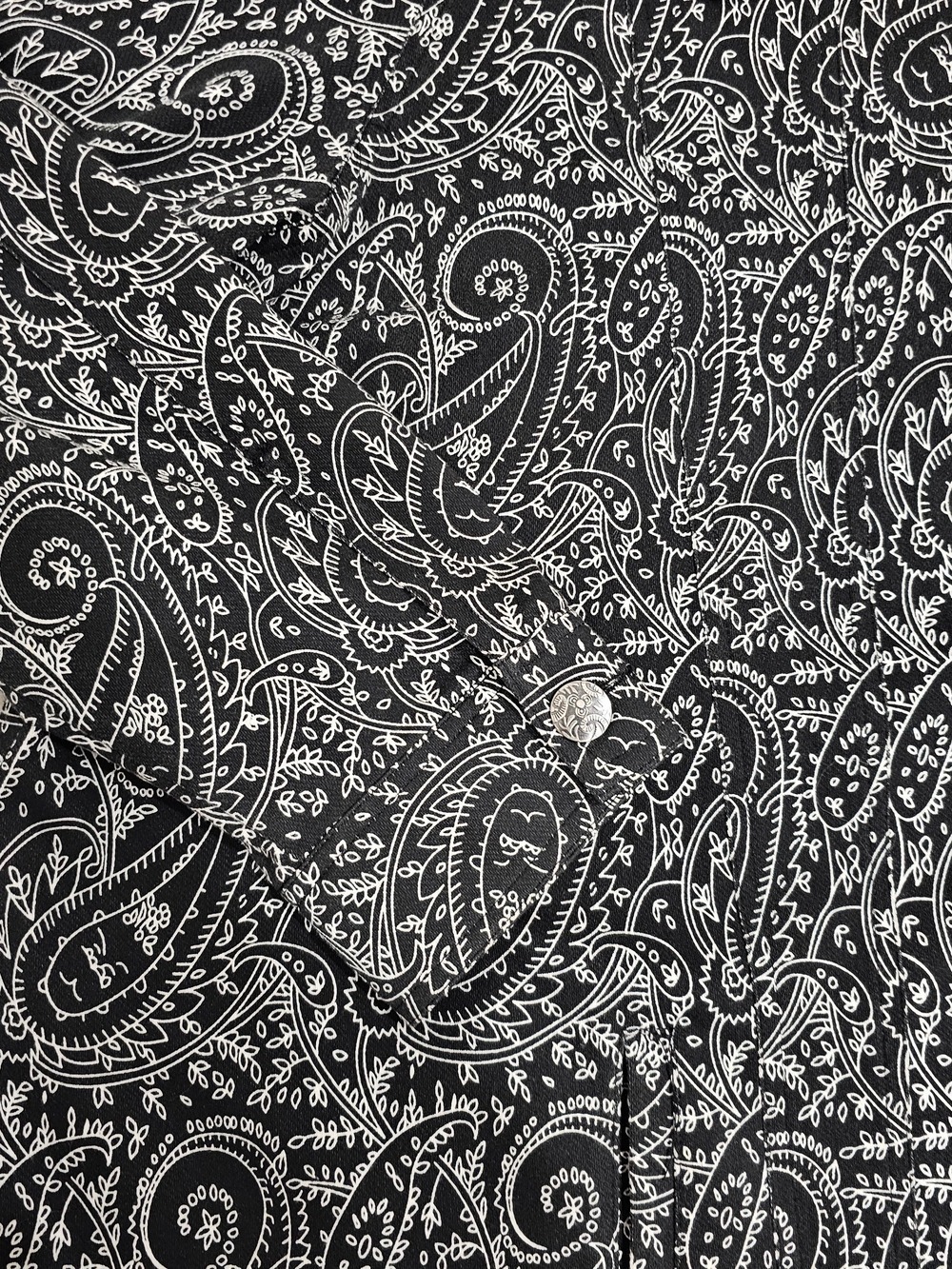 Blue Sky Fair Trade Cotton  Paisley Western Jacket 2X Boho Ranchwear Cottagecore - Picture 10 of 16